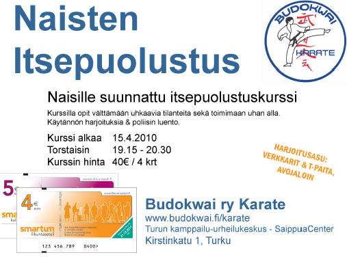 Naisten itsepuolustuskurssi 2010-1